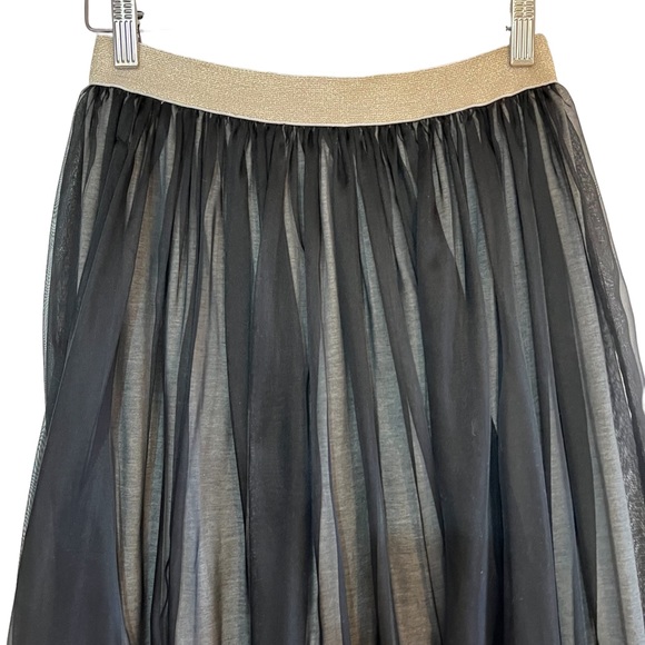 Sylvian Heach chiffon layered viscose a-line midi skirt Sz M excellent condition - Picture 2 of 15